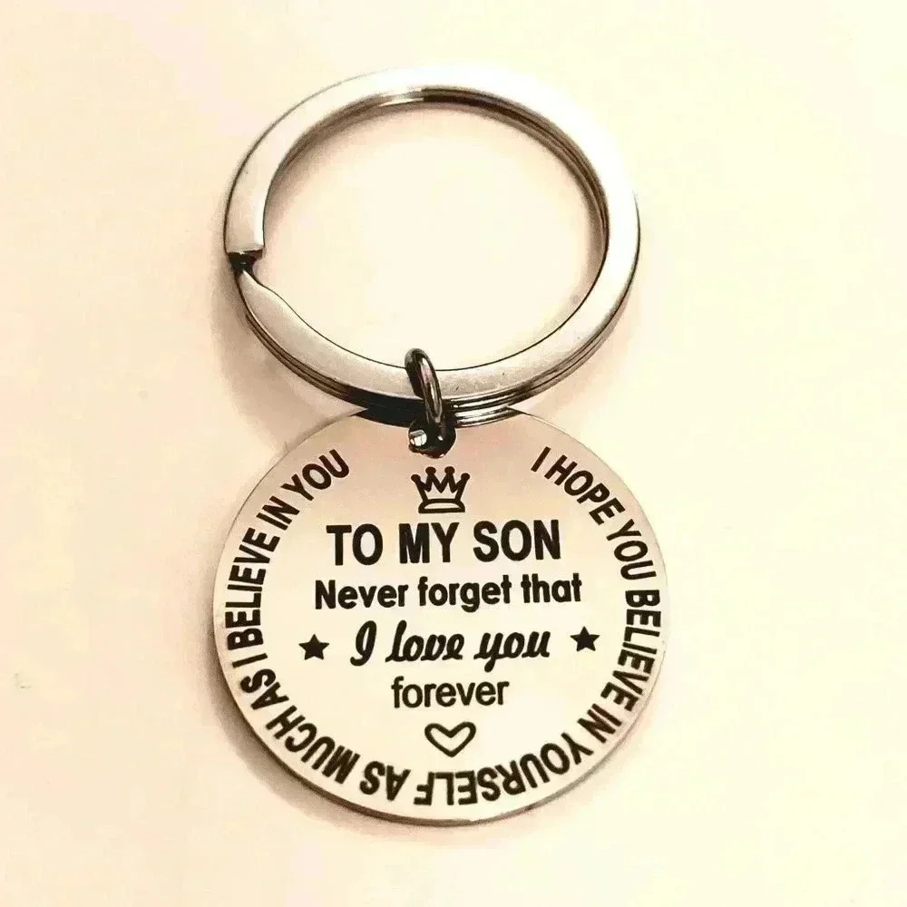 To my Son I Love You Forever Keychain